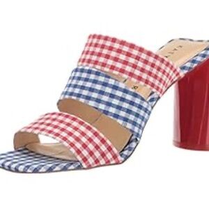 Katy Perry Collections Red and Blue Gingham Heels